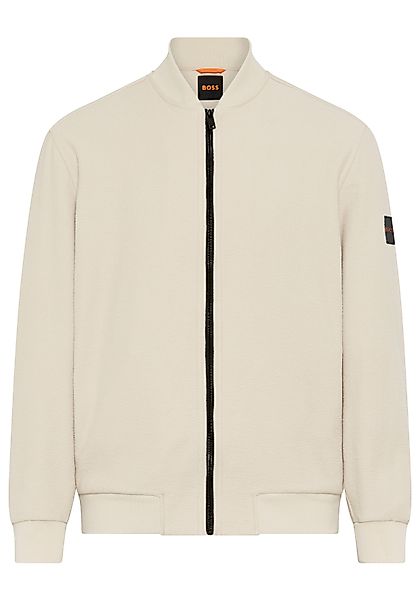 BOSS ORANGE Sweatjacke "Lisimba", oversize fit, Strickbündchen günstig online kaufen