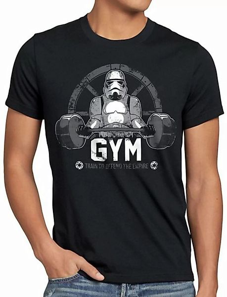 style3 Print-Shirt Herren T-Shirt Todesstern Gym crossfit sturmtruppen fitn günstig online kaufen