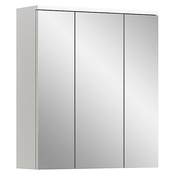 Spiegelschrank Solero Weiß Hochglanz 73 cm x 63 cm x 21 cm günstig online kaufen