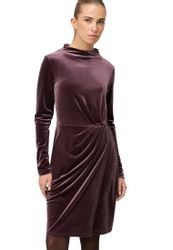 Zero Samtkleid Damen Samtkleid mit Raffungen günstig online kaufen