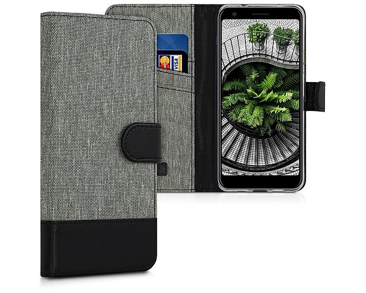 kwmobile Etui Wallet Case für Google Pixel 3a, Hülle mit Ständer - Handyhül günstig online kaufen