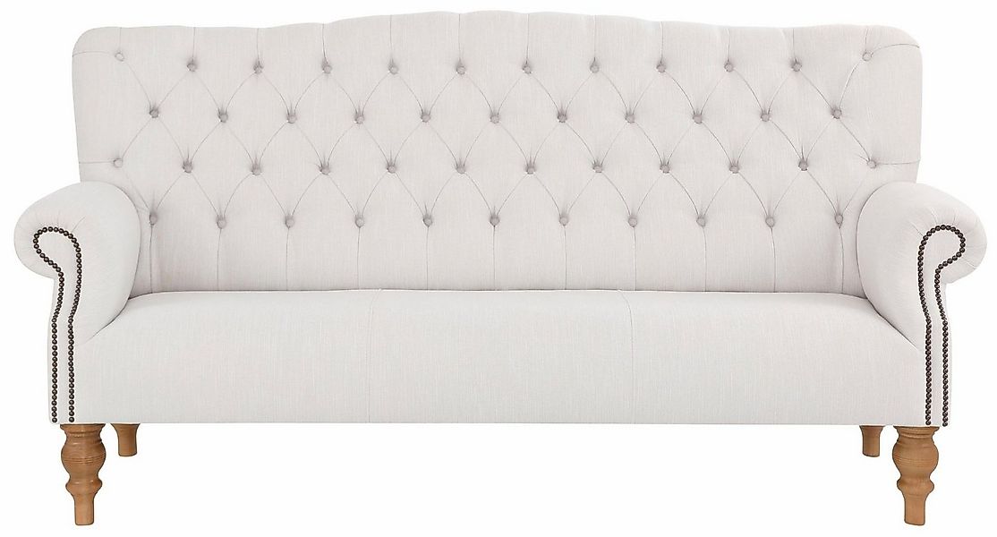 Home affaire Chesterfield-Sofa Lord, mit echter Chesterfield-Knopfheftung u günstig online kaufen