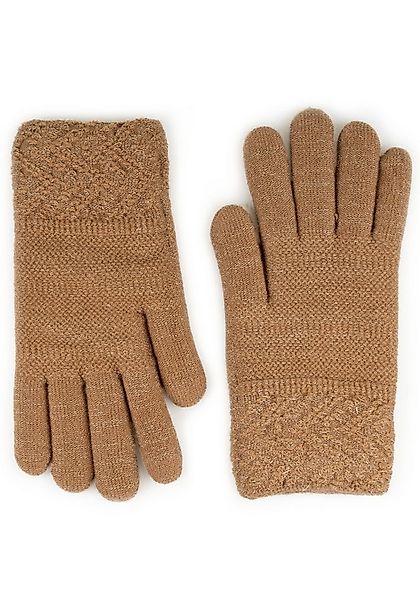 Capelli New York Strickhandschuhe (1 Paar) dezenter Metallic-Schimmer, gemu günstig online kaufen