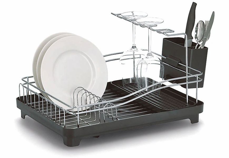 Zeller Present Geschirrständer Metall verchromt / Kunststoff, abnehmbarer B günstig online kaufen