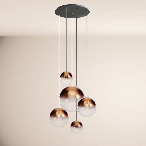 s.luce Pendelleuchte Orb 5-flammige Galerielampe Modular günstig online kaufen