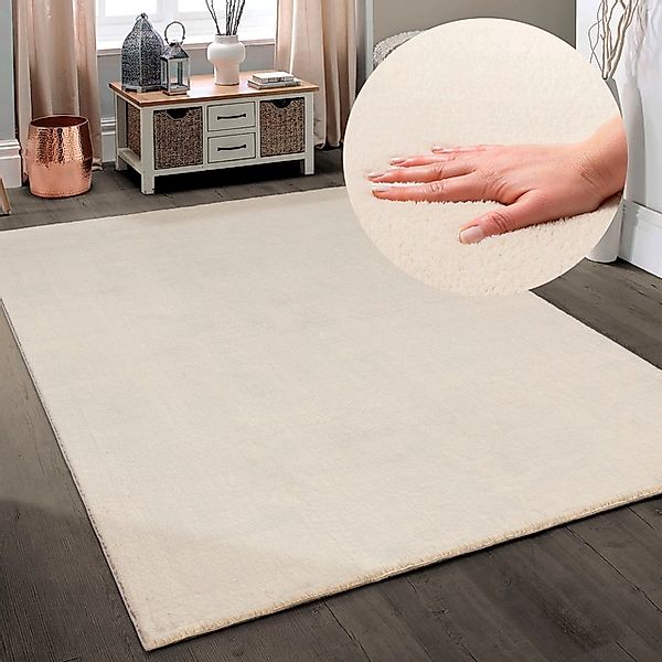 my home Teppich »Arabell, Kunstfellteppich«, rechteckig, 16 mm Höhe, flausc günstig online kaufen