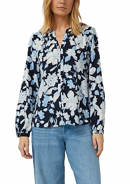 s.Oliver Langarmbluse mit All-Over Print günstig online kaufen