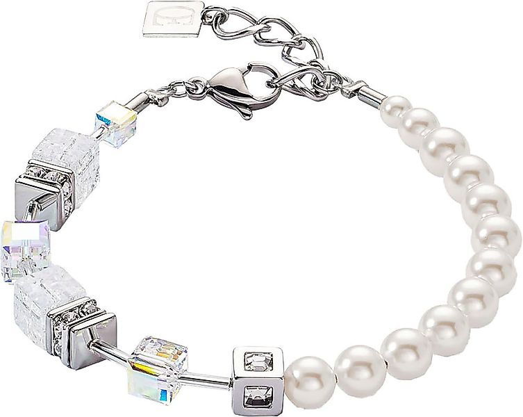 COEUR DE LION Armband Schmuck Edelstahl GeoCUBE® Precious Fusion Pearls Wür günstig online kaufen
