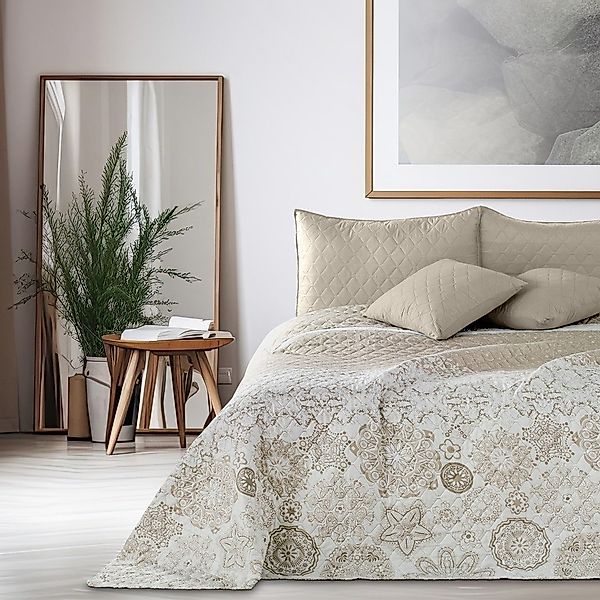 texpot Tagesdecke Bettüberwurf mit Steppung Blumenmuster günstig online kaufen