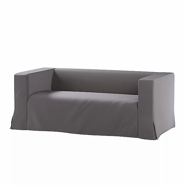 Bezug für Klippan 2-Sitzer Sofa, lang mit Kellerfalte, braun, Klippan 2-er, günstig online kaufen