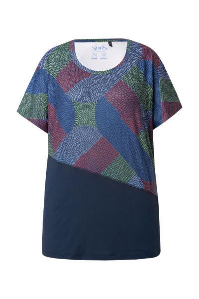 Ulla Popken T-Shirt Funktionsshirt oversized Halbarm günstig online kaufen