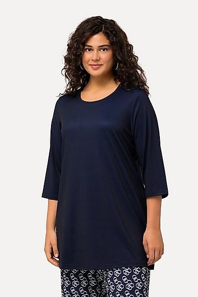 Ulla Popken Longshirt Longshirt Rundhalsausschnitt 3/4-Arm günstig online kaufen