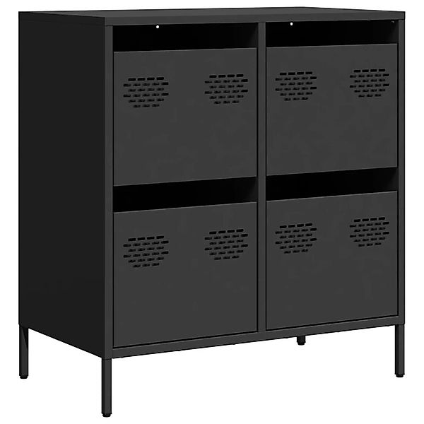 vidaXL Sideboard Sideboard Schwarz 68x39x73,5 cm günstig online kaufen