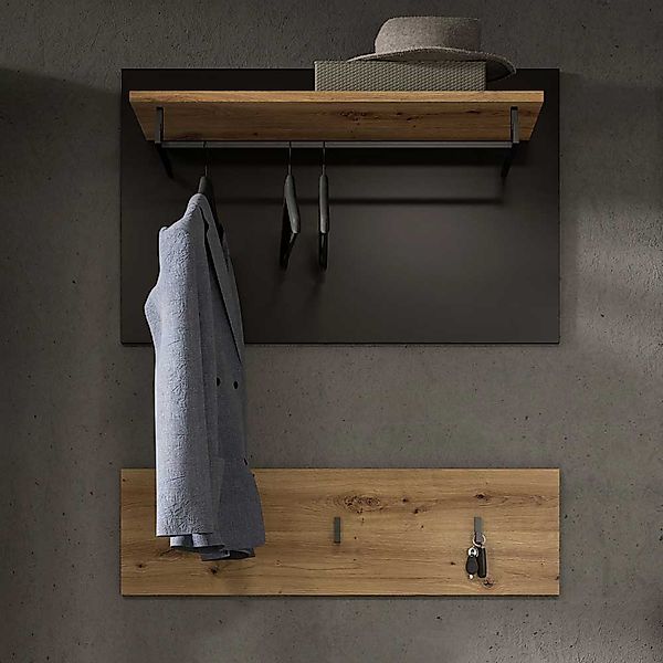 Garderobenset Flurgarderobe für die Wandmontage in modernem Design (zweitei günstig online kaufen