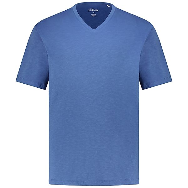 s.Oliver Basic-T-Shirt Farbe blau Größe: 3XL günstig online kaufen