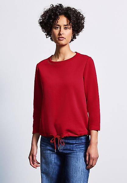 STREET ONE Sweatshirt mit elastischem Materialmix günstig online kaufen