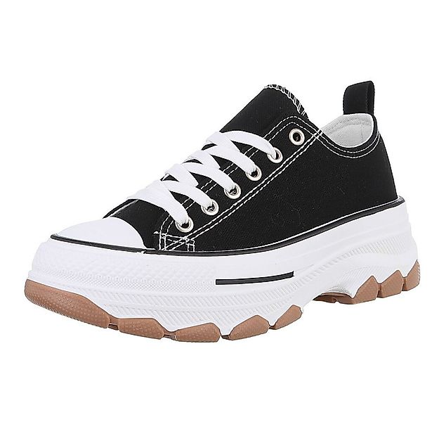 Ital-Design Damen Low-Top Freizeit Sneaker (88930416) Keilabsatz/Wedge Snea günstig online kaufen