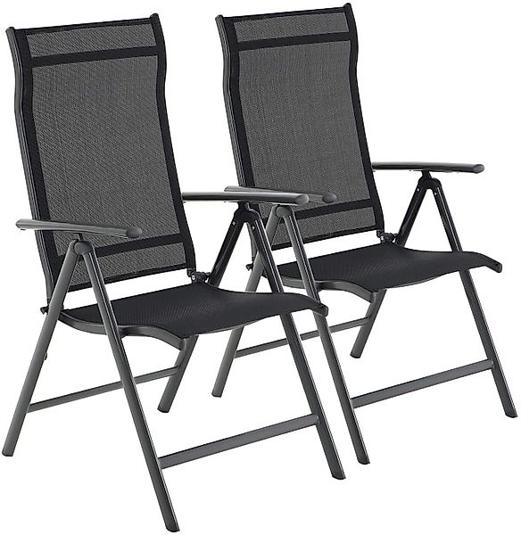 SONGMICS Gartenstuhl (2 St), 8-fach verstellbare günstig online kaufen