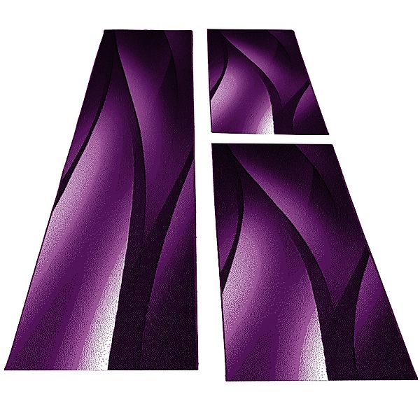 Carpettex Kurzflor-Bettumrandung Ombre Design, Höhe 6 günstig online kaufen