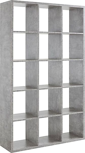 FORTE Standregal Mauro, Raumteiler, sorgt für Stil und Ordnung, 5 Fächer, J günstig online kaufen