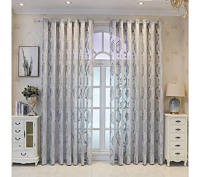 M&W DAS DESIGN Vorhang Wohnzimmer Schlafzimmer​​ Mit ösen 200Bx245H (1er), günstig online kaufen