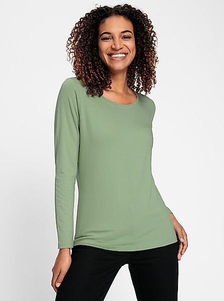 Rundhalsshirt "Rundhals-Shirt", (1 tlg.) günstig online kaufen