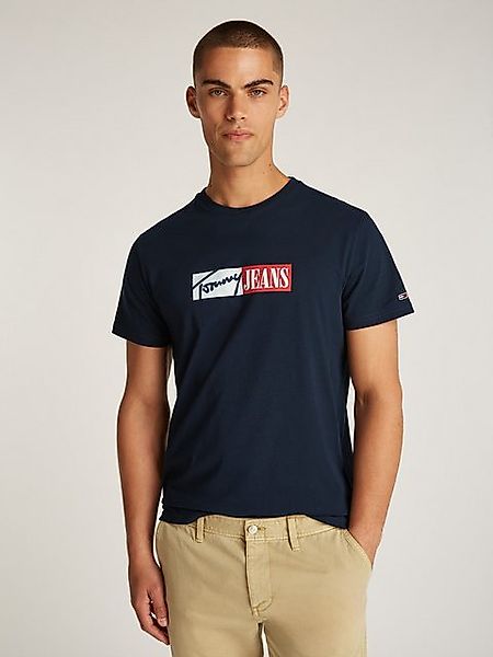 Tommy Jeans Plus Rundhalsshirt TJM SLIM ENTRY GRAPHIC TEE EXT in Großen Grö günstig online kaufen