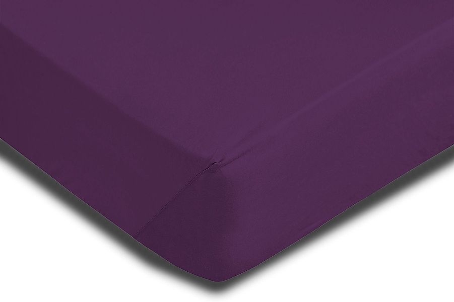 One Home Spannbettlaken, Jersey-Elasthan, Gummizug: rundum, günstig online kaufen