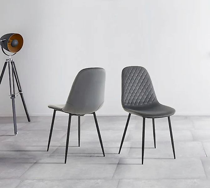 HELA Esszimmerstuhl »Sabrina«, (Set), 2 St., Samtvelours, 2 und 4 Stück, Kü günstig online kaufen
