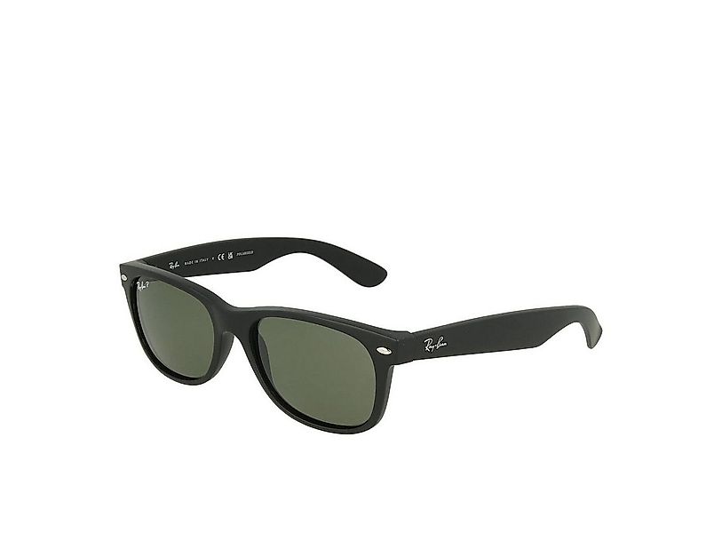 Ray-Ban Sonnenbrille Ray-Ban New Wayfarer Rubber Black Polar Green Polarize günstig online kaufen
