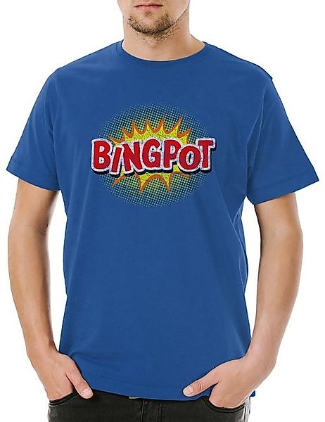 Urban Backwoods Print-Shirt Urban Backwoods Bingpot Herren T-Shirt Royalbla günstig online kaufen