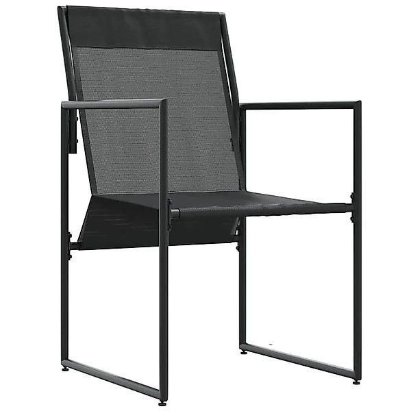vidaXL Gartenstühle 4 Stk Schwarz und Anthrazit 50,5 x 59 x 81,5 cm 4200302 günstig online kaufen