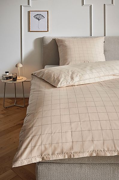 Musterring Bettwäsche GRID Renforcé Bettwäsche, Baumwolle, günstig online kaufen