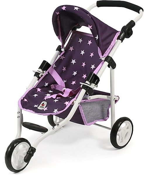CHIC2000 Puppenbuggy Jogging-Buggy Lola, Stars Lila, günstig online kaufen