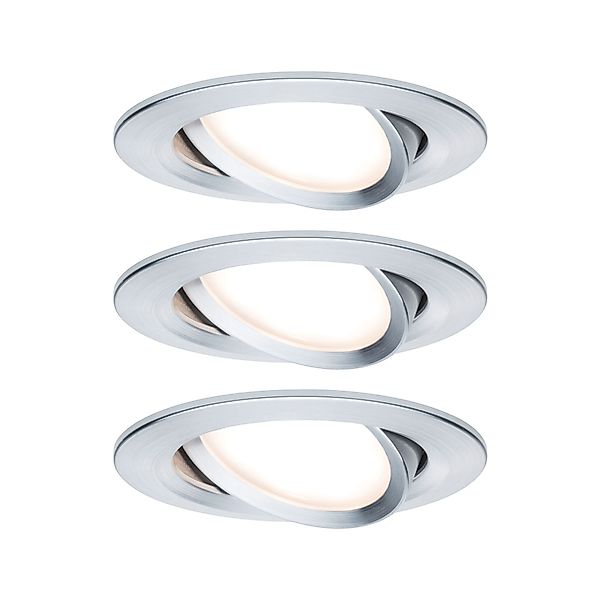 Paulmann "LED Einbauleuchte Nova Coin Basisset schwenkbar rund 84mm 50° Coi günstig online kaufen