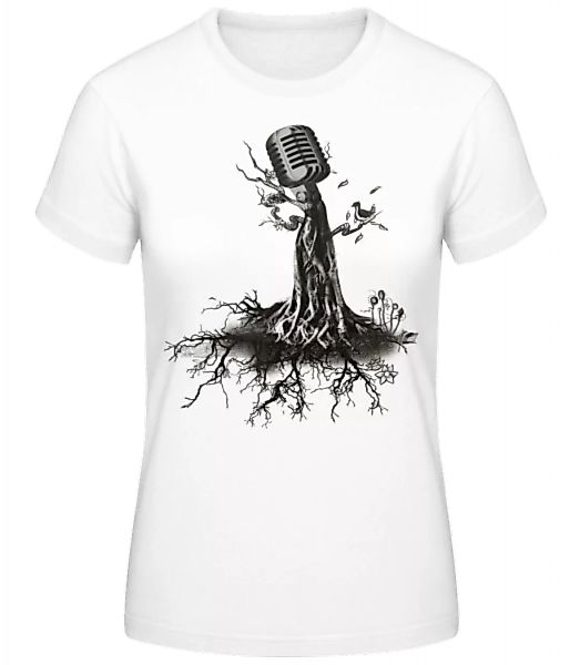 Mikrofon Baum · Frauen Basic T-Shirt günstig online kaufen