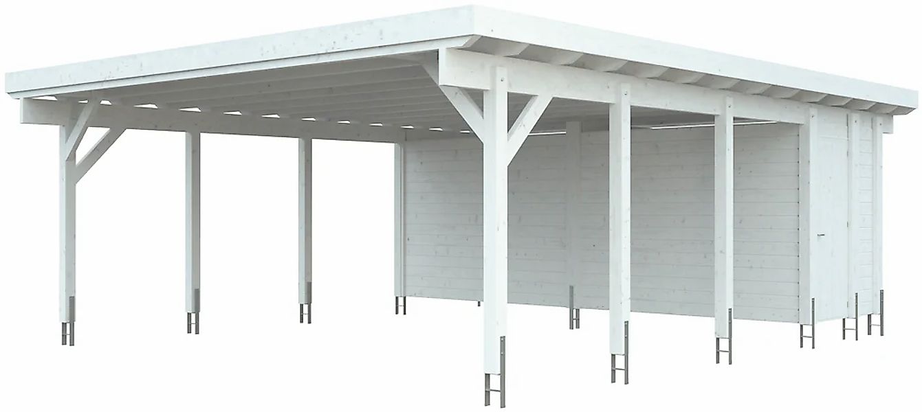 Kiehn-Holz Carport-Geräteraum nur für Carport KH 330/331, versch. Farben günstig online kaufen