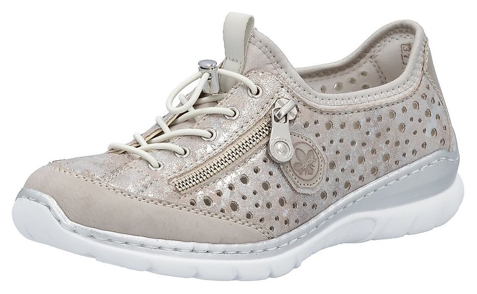 Rieker Slip-On Sneaker, Schlupfschuh, Freizeitschuh, Halbschuh mit Schnellv günstig online kaufen