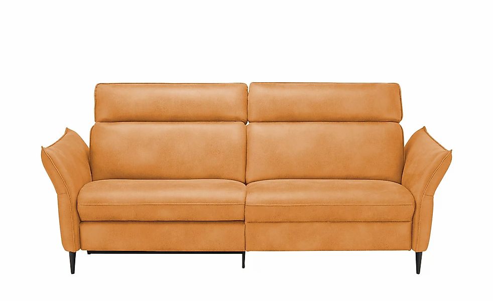 Hukla Sofa 3-sitzig  Solea ¦ gelb ¦ Maße (cm): B: 224 T: 95.0 Polstermöbel günstig online kaufen