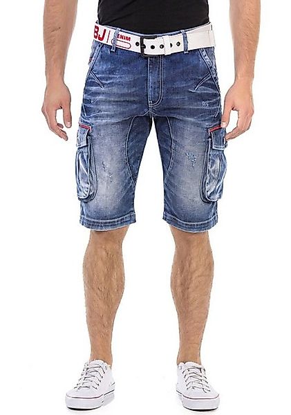 Cipo & Baxx Bermudas in Denim, mit Cargotaschen günstig online kaufen