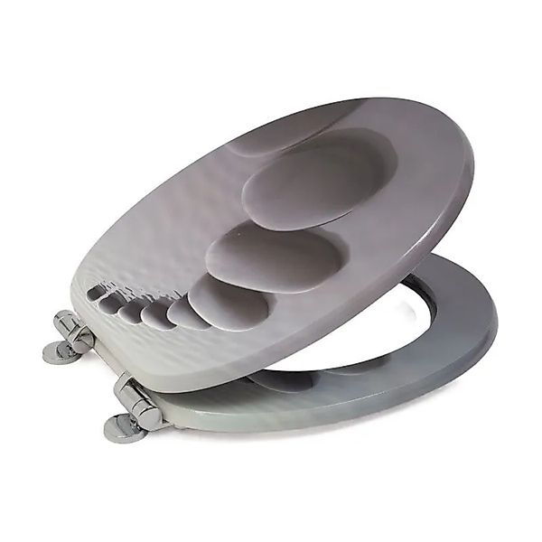 SINOBATH WC Sitz Mit Absenkautomatik MDF Holzkern H032 günstig online kaufen