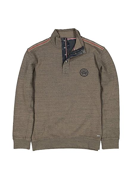 Engbers Sweatshirt engbers Herren Sweatshirt Stehbund, Dunkelbraun günstig online kaufen