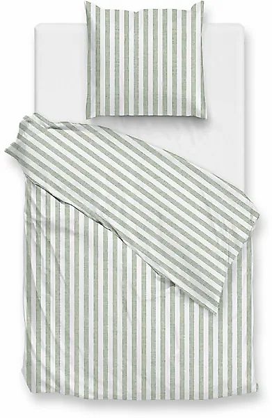 ZO HOME Bettwäsche »Banda-di-Lino« 2 Stk. tlg. Bettwäsche aus 100% Baumwoll günstig online kaufen