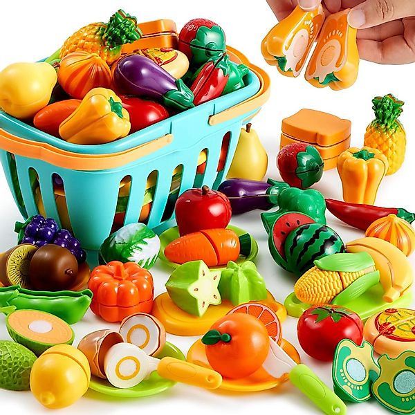 STILVORA Spiellebensmittel Spiellebensmittel Kinder Spielzeug Obst günstig online kaufen