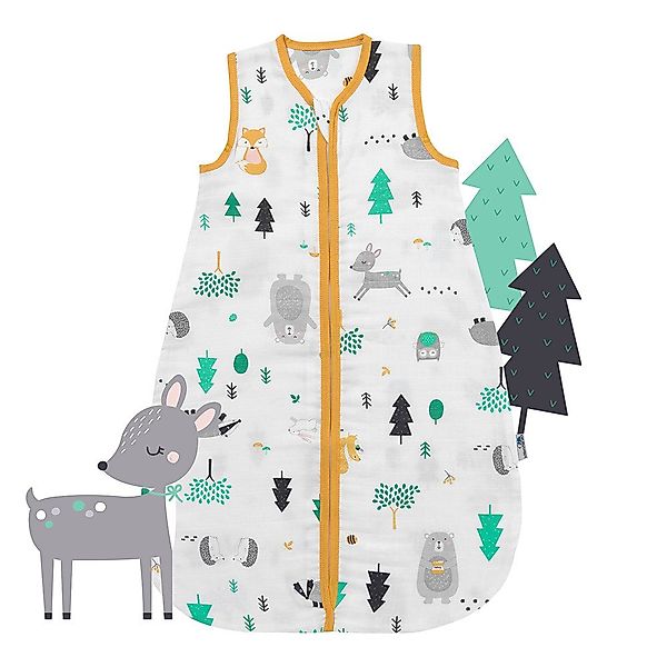 Schlummersack Kinderschlafsack Musselin Babyschlafsack, 0.5 Tog günstig online kaufen