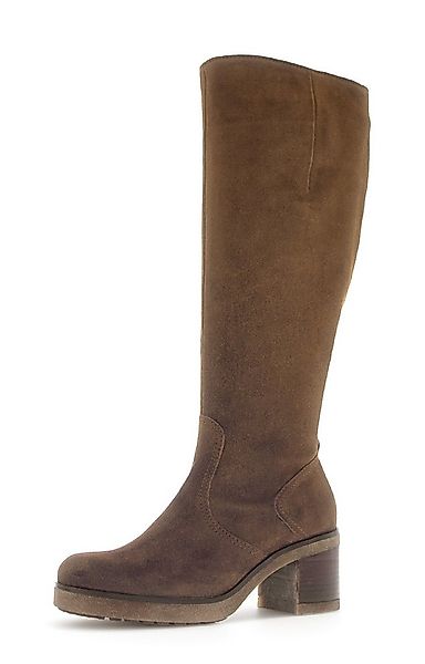 Gabor MILANO Stiefel, Blockabsatz, Langschaftstiefel, Reißverschluss-Stiefe günstig online kaufen