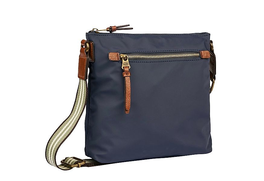 camel active Umhängetasche Bari, aus hochwertigem matten Nylon mit gestreif günstig online kaufen