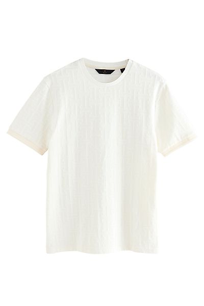 Next T-Shirt Edles strukturiertes T-Shirt (1-tlg) günstig online kaufen