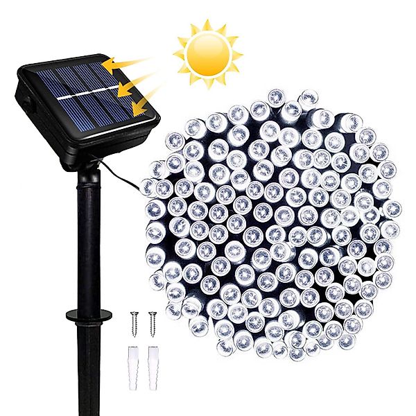 POPOLIC LED Solarleuchte Solar-Lichterkette für den günstig online kaufen