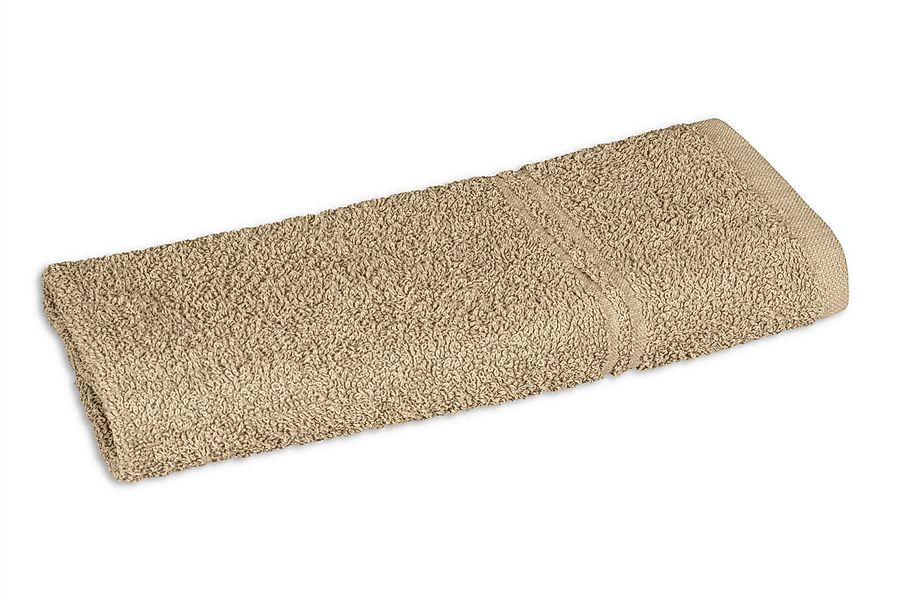 aurora Objektwäsche Badetücher Gästetuch Rio 30x50cm - 450 g/m² beige, 100% günstig online kaufen